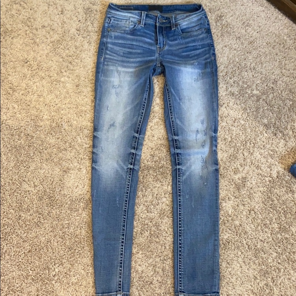 Buckle black jeans